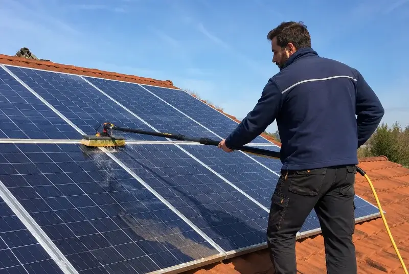 Nettoyage et entretien de panneaux solaires au Péage-de-Roussillon